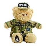 ZZZ Bears Personalized Army Teddy Bear, Gift for Boot Camp Graduates, Veterans & Comforting Loved Ones at Home During Deployment