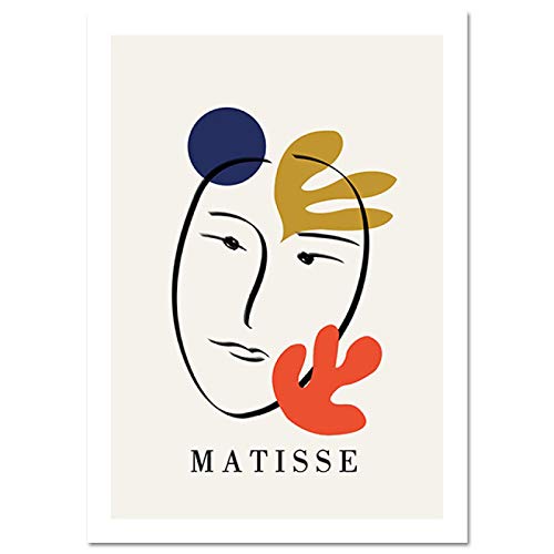 Art mural minimaliste impression Matisse abstrait triptyque 50x70cm - 2