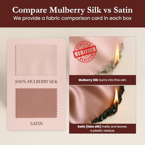 Image of FURBO 100% Pure Mulberry Silk Pillowcase | 22 Momme 6A Grade Silk Pillow Cover for Hair & Skin | Cooling, Breathable, Smooth & Soft | Hidden Zipper Closure | Anti-Frizz (2 Pack, Teal Blue)