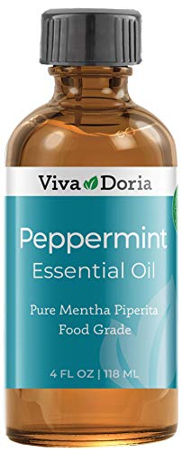 Viva Doria 100% Pure Northwest Peppermint Essential Oil, Undiluted, Food Grade, Made in USA (4 fl oz)