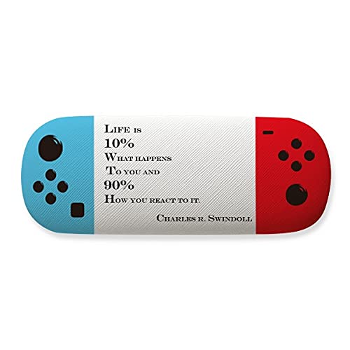 Étui de rangement pour lunettes citation What is Life au bureau