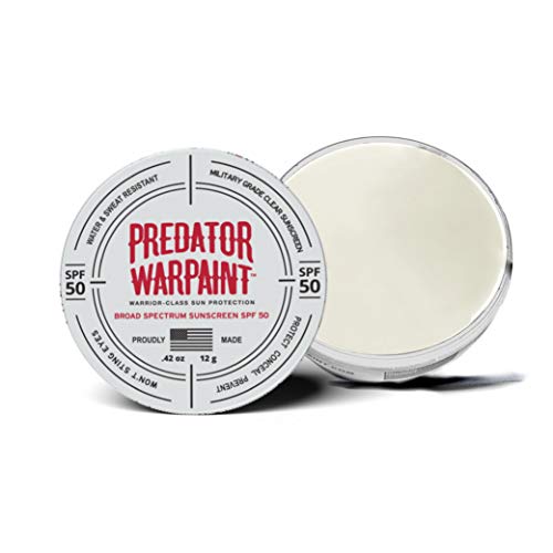 Predator Warpaint Transparent Mineral Sunscreen 0.42oz Tin | Zinc Oxide, Water Resistant, Reef Safe, Safe for Sensitive Skin