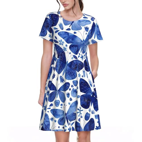 Robe d'été à manches courtes idéale pour vos pique-niques et balades estivales