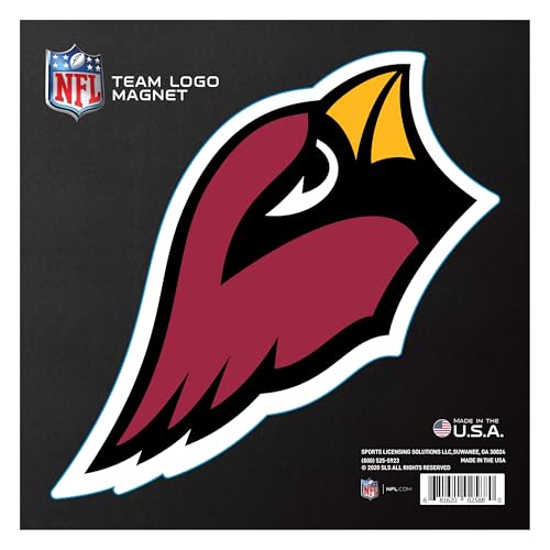 FANMATS 32353 Arizona Cardinals Large Team Logo Magnet 10