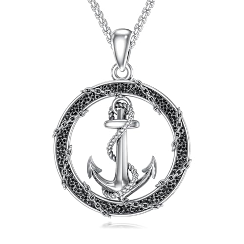 Midari Nature Faith Collection 925 Sterling Silver Desert Cactus Nautical Rudder Tropical Palm Compass Wave Heart Pendant Christian Boho Jewelry Gifts for Women Men