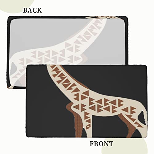 Elastic Edged Table Cover Spotted Giraffe Soft Tablecloth For Kitchen Dining Waterproof Tabletop Cover For Family Meals Christmas Festival Kitchen Decoration 2.4Ft X 4Ft #TOP1