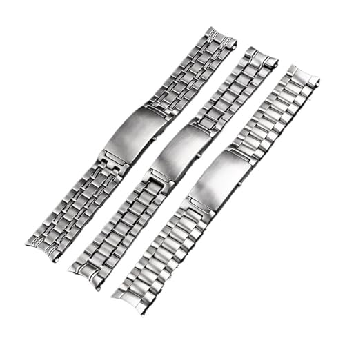 Bracelet de montre en acier inoxydable 316L 20 mm extrémité incurvée