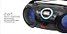SINGING WOOD, CD Player Boombox, CD/CD-R/CD-RW, Portable w/Bluetooth, USB, AM/FM Radio, Aux Line-Input, Headset Jack, Foldable Carrying Handle and LED Light (Phantom Black)