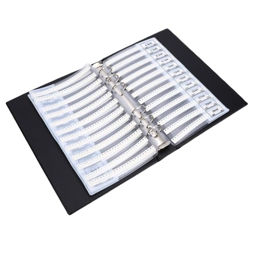 Libro de inductores SMD 0201 para clases de electrónica y talleres 3