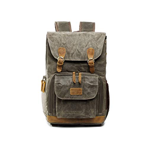 Kamera-Rucksack Kameratasche Rucksack wasserdichter Shockproof Rucksack Passend for 15" Laptop mit Padded Individuellen Divider, Stativ-Halter, lange