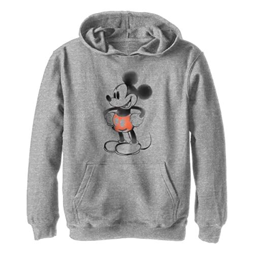 Pull à capuche Mickey Disney en polaire pour garçon, un sweat doux et chaud taille S