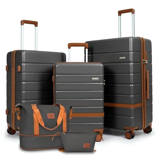 Voytra Lightweight 5 Piece Luggage Set