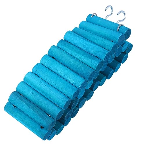 Toddmomy Bird Stands for Parrots Hamster Supplies Pet Climbing Rack Wooden Ladder Round Plank Road Sky