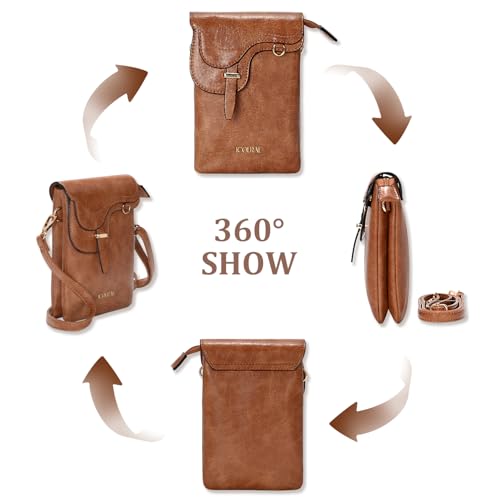 Small Crossbody Bags For Women Trendy Vegan Leather Cell Phone Purse Crossbody Adjustable Strap Handbags3