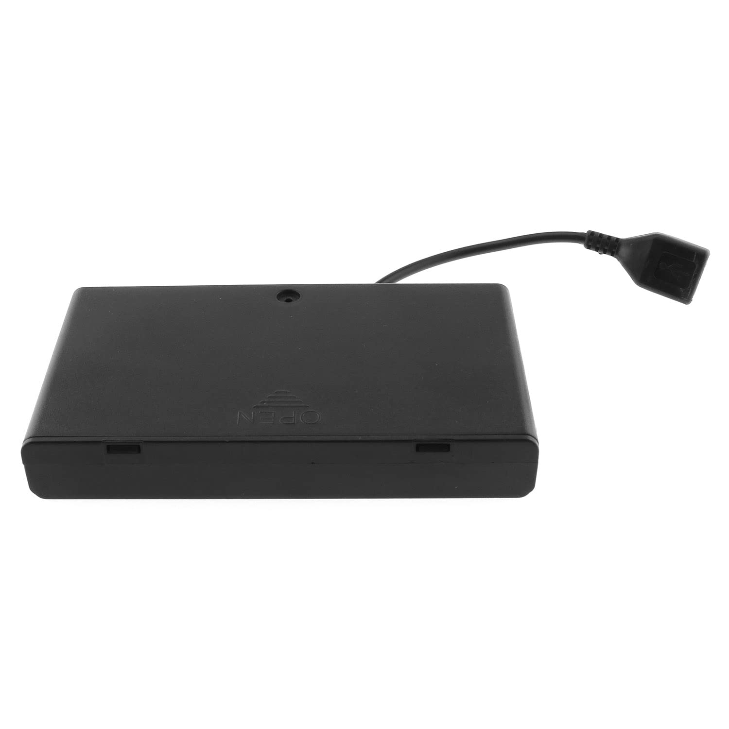 DGZZI USB Female Socket 8 AA Battery Case Box Holder with ON-Off Switch Black