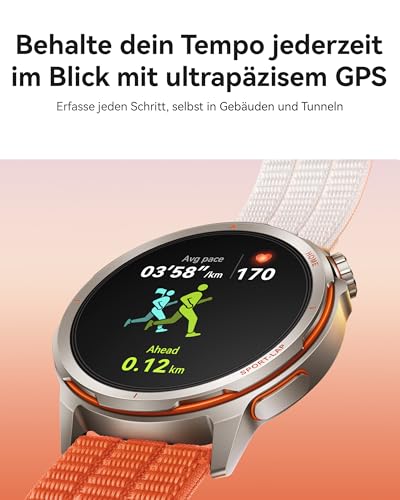 HUAWEI Watch GT Runner 2 Smartwatch, GPS Marathon Laufuhr, Dusk Blue