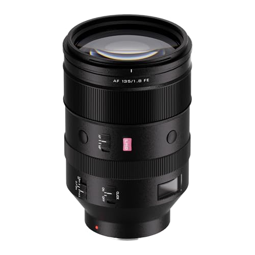 VILTROX Lente de marco completo F1.8 LAB FE de 135 mm para Sony E-Mount, lente de enfoque automático con motor HyperVCM compatible con cámaras Sony a7III a7IV a7RII a7RIV a9 A1 a5000 a6000 A6700