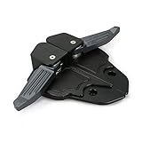 AISEER Motorcycle Rear Passenger CNC Foot Steps Catapult Foldable Footpad Compatible With Vespa Compatible With Primavera Sprint 150 2013-2020 2021 Pedals Rests (Color : Titanium)