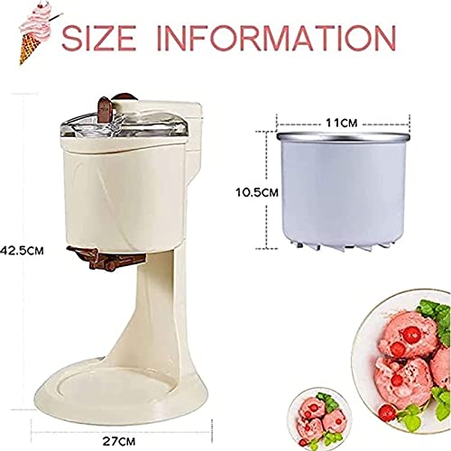 LPYGOA Softeismaschine, 1000 Ml Frozen Yogurt Maschine, Eismaschine, Geeignet Für Weihnachten, Geburtstag, Partys Für… – Bild 6