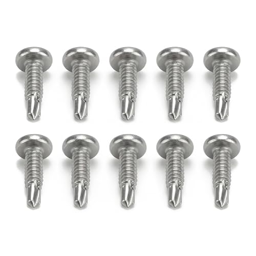 Vis autoperceuse tôle 4.8x19 tête bombée cruciforme vis inox A2 DIN 7504N - 4