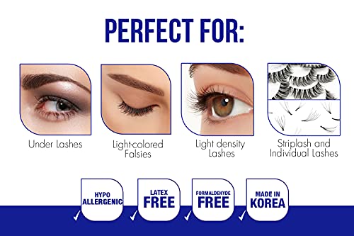 Duo Quick Set Clear Lash Glue, Striplash Adhesive with Applicator, Latex Free, Rapid Dry, Easy Use, Dries Clear, False Eyelash Glue, 5 g, (Pack of 1)