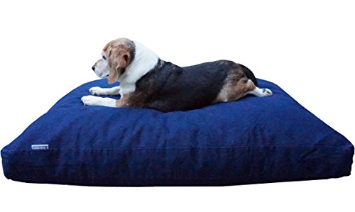 Dogbed4less-Large-Memory-Foam-Dog-Bed-Pillow-with-Orthopedic-Comfort-Waterproof-Liner-and-Washable-Durable-Pet-Bed-Denim-Cover-41X27-Blue - Cucciolini Doodles Dogbed4less-Large-Memory-Foam-Dog-Bed-Pillow-with-Orthopedic-Comfort-Waterproof-Liner-and-Washable-Durable-Pet-Bed-Denim-Cover-41X27-Blue