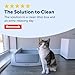 PetSafe ScoopFree Reusable Tray with Crystal Litter - Reduces Waste - Durable Plastic Litter Insert - Fast-Acting Odor Control - Easy to Clean - Self-Cleaning Litter Box Compatible