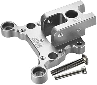Aluminum 7075-T6 Center Brace Front Mount for Arrma 1:8 KRATON/Notorious/Outcast/Talion/KRATON V5 / Notorious V5 / 1:7 Infraction/Infraction V2 / Limitless/Limitless V2 / Mojave - Silver