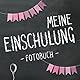 Meine Einschulung 2023, Fotobuch zum Schulanfang für Mädchen: Erinnerungsalbum & Gästebuch als Geschenk für die Schultüte zum ersten Schultag
