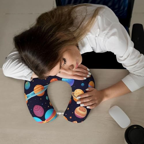 Almohada viscoelástica para cuello negro tamaño único miniatura 7