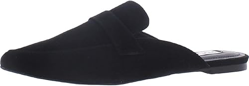 Steve Madden Women's Flavor Mule, Black Suede, 10