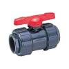 3/4 Socket x Thread PVC Ball Valve 2-Way