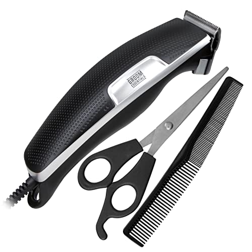 Hair Clippers for Men Professional Corded Clipper Kit – Beard & Mustache Trimmer, Barber Hair...