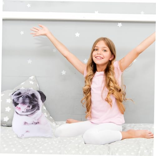 Zerodeko Hundeform Kuschelkissen Für Zuhause Für Sofa Wohnzimmer Schlafzimmer Hübsches Kissen in Hundekonfiguration Gefülltes Dekokissen Für Gemütliche Stunden
