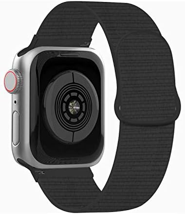 Muzzai Compatible for Apple Watch Band 38mm 40mm 42mm 44mm, Adjustable Lightweight Sport Loop Wristband, Nylon Replacement Band Compatible for Apple watch iWatch Series 5 4 3 2 1