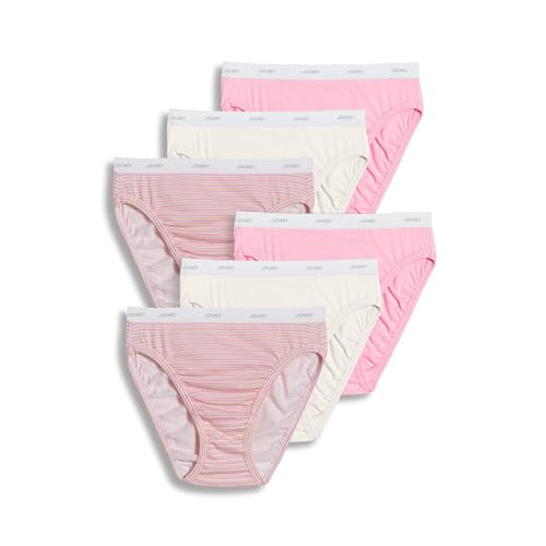 Image of Jockey Women's Underwear Plus Size 100% Cotton Classic French Cut - 6 Pack