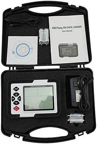 Amazon.co.jp: 大気質モニター 正確なテスター - CO2 検出器 CO2 ガス