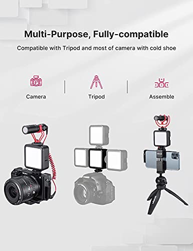 Ulanzi Video Light Rgb, VL49 Led Camera Light Mini 360° Full-Color W 3 Cold Shoe, Portable Light Rechargable 2500K-9500K, On Camera Light With Support Magnet Adsorption - 5