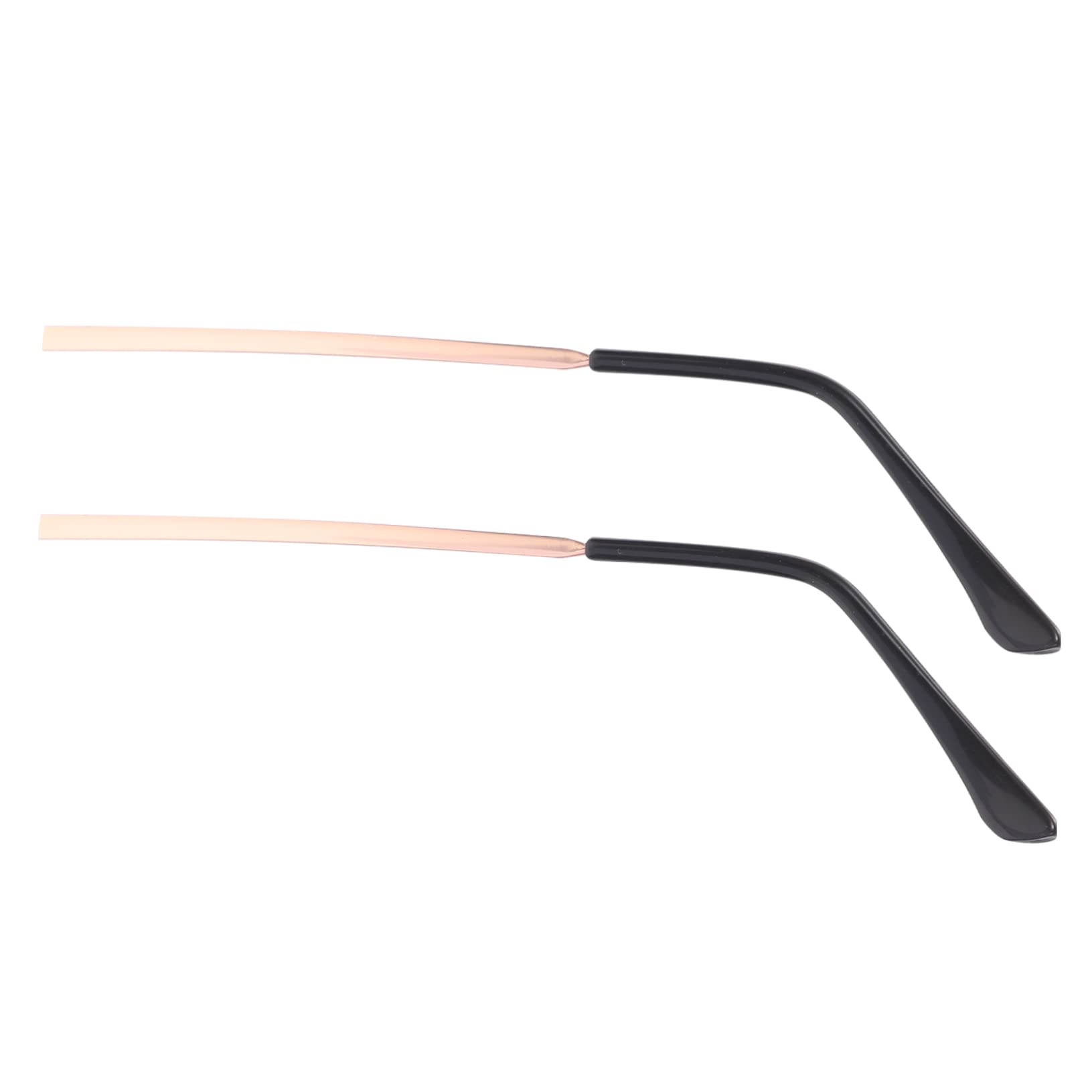 NULYLU 1 Pair Spectacle Legs Eyeglasses Replacement Arm Eyeglass Temple Replacement Eyeglass Replacement Temples Eyeglasses Arm Glasses Ear Cushion Eyeglasses Retainer Rose Gold Plastic