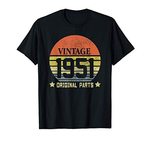 Vintage 1951 Made in 1951 69th birthday 69 years old Gift Camiseta
