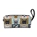 French Bulldog Pattern Makeup Bag Adorable Travel Cosmetic Pouch Toiletry Organizer Case Gift for Women