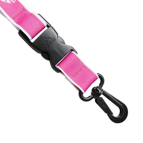 Image of adidas Unisex Adult Lanyard for Keys, ID Badge Holder, Keychain with Breakaway Buckle