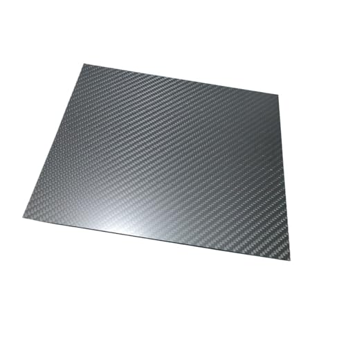 1PCS 200x300mm Carbon Fiber Board Plate Panel Sheets High Composite Hardness Material 0.5mm 1mm 2mm 3mm 4mm 5mm Thickness for RC 3k Carbon Fiber(1.0mm Twill Matte)