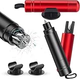2 Stück Safe Pro X Notfallhammer, 2 in 1 Sicherheitshammer Auto mit...