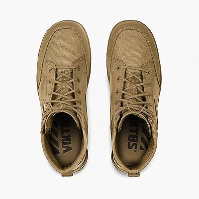 VIKTOS Men's Johnny Combat OPS Tactical Boots| Lightweight Water-Resistant Mid-Height Combat Boots with High-Volume Forefoot