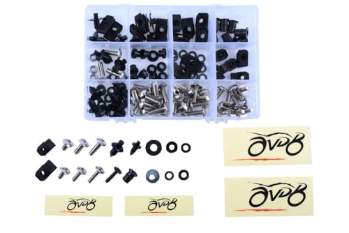 Kit visserie carénages M5 M6 anti-corrosion pour APRILIA RSV4 1000 aluminium léger