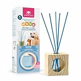 Cristalinas Pet Odour Eliminating, Reed Diffuser Fresh Air Scent - 30ml Air Freshener for Home - Lasts upto 4 weeks - Reed Diffuser for Home, Blue
