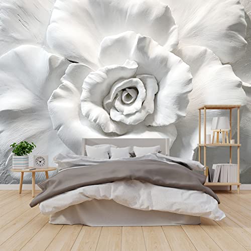 Glwyhy - 3D Beautiful Flowers Rose Wallpaper Bedroom Restaurant Fashion Decoration Flowers Mural Living Room Sofa Living Room Large Tv Background Wall Paintings - 151"X105"（W X H） #TOP1