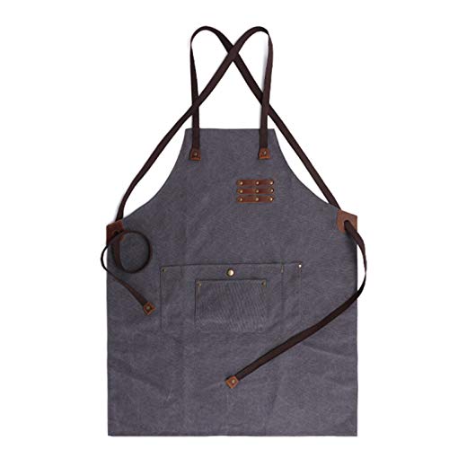 MX kingdom Delantal De Trabajo Unisex De Lona Encerada，Resistente para Productos...