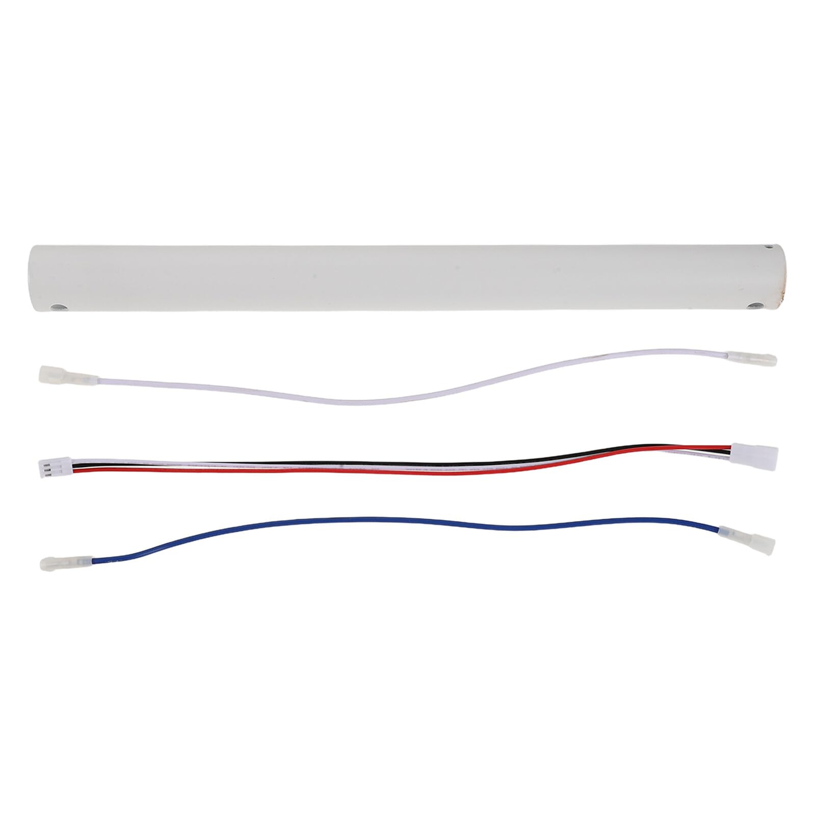 DOITOOL Ceiling Fan Downrod Wire Extension Kit 11.8 Inch White Steel Alloy Fan down Rod Extension for High Ceiling Spaces with Sturdy Material and Lasting Durability in Modern Minimalist